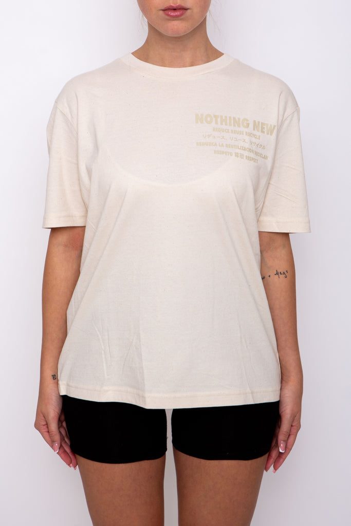 COLE - ORGANIC UNISEX T-SHIRT IN NATURAL