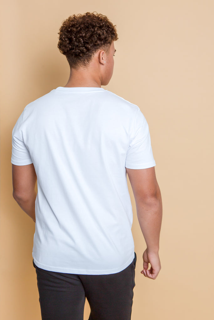 HARLEY - Men's white organic t-shirt