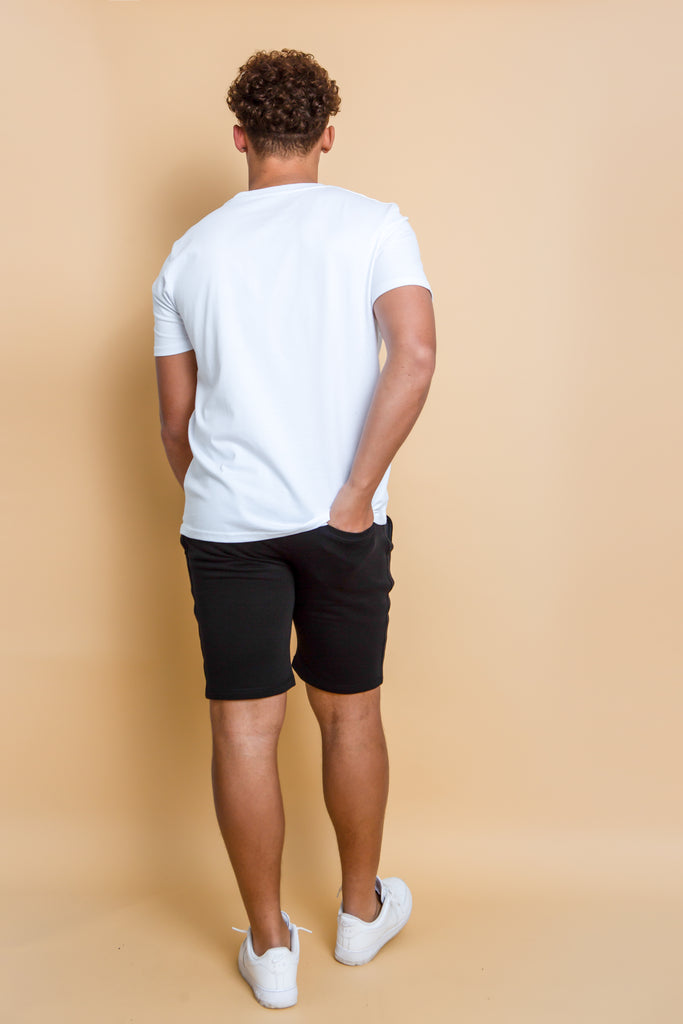 MARLEY - men's black organic shorts